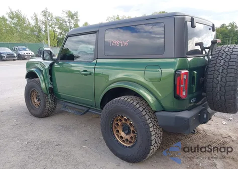 2023 Ford Bronco Outer Banks z USA, uszkodzony, nr VIN 1FMDE5CPXPLB19509